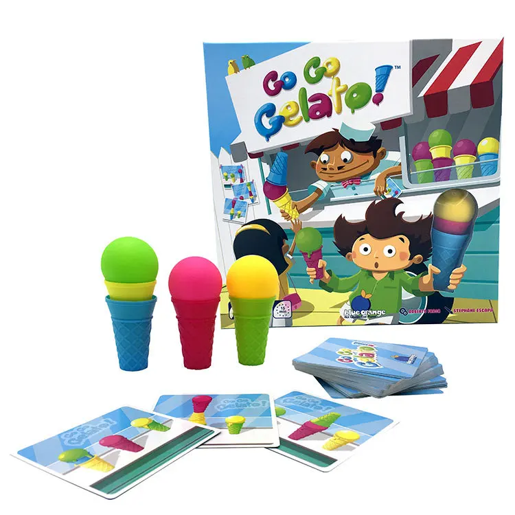 

Gelato Ice Cream Children Board Game 3-6-Year-Old Color Logic Reasoning Fine Educational Parent And Child Accompany