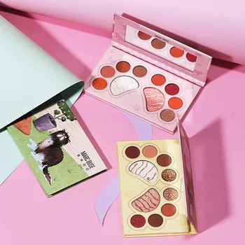 

Mark booth cat diary dream color color eye shadow tray 10 students daily matte pearl sequins delicate eye shadow