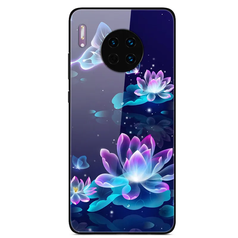 Для huawei mate 30 Pro Чехол из закаленного стекла, планета космос, чехол из стекла для huawei mate 30 mate 30 Pro 30Pro Coque Shell Для huawei mate 30 Lite 30 Lite, стеклянный чехол