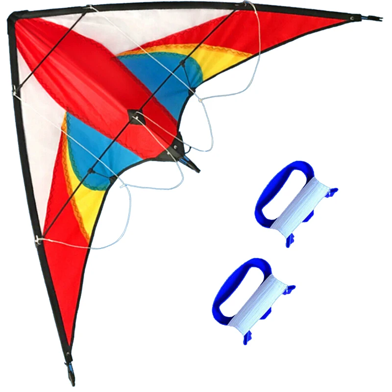 Outdoor Fun Sports 48 Inch Power Wind For Adults Dual Line Stunt Kites1.2m Kite With Handle And Line Good Flying 2