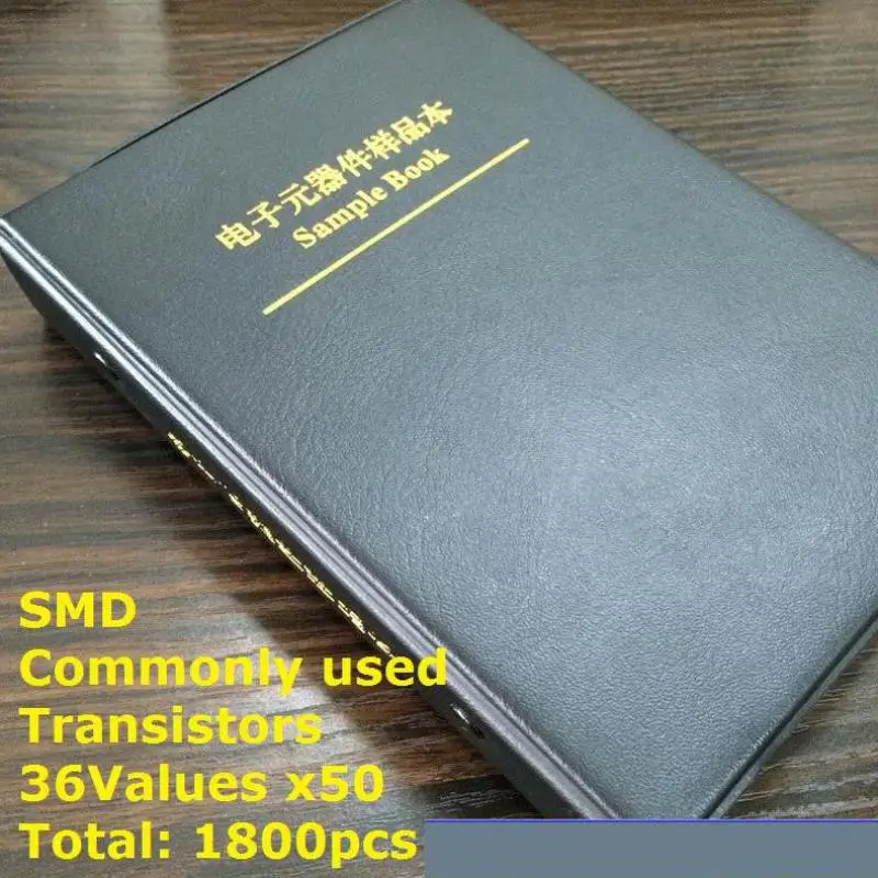 36 видов x25 обычно используется SMD транзисторный набор Ассорти книга с образцами |