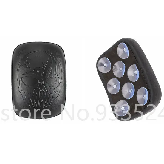 ПАССАЖИРСКОЕ СИДЕНЬЕ Skull 8 на присоске Cross Pillion для Harley Dyna Sportster 883 Touring Cruiser Chopper|seat
