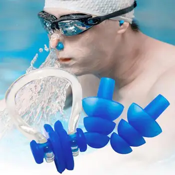 

Ear Plug Soft Professional 1set Silicone Diving Swimmer Swimming Earbuds Anti-Noise Swim Earplugs Underwater Surfing Adult