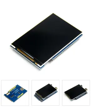 

3.5in TFT Touch Color Screen Module 480x320 HD LCD Screen With SD Card Socket & SPI FLASH Circuit for UNO Mega2560 DUE