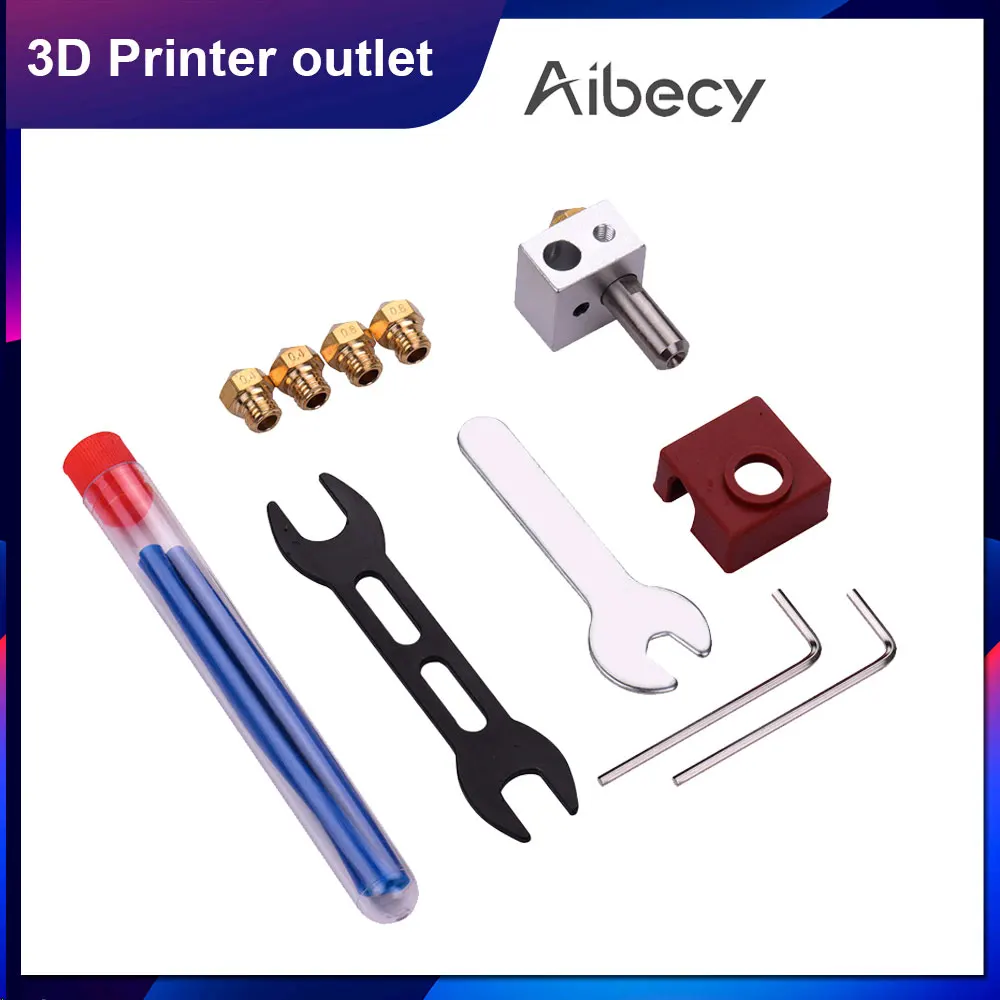 Комплект для экструдера Aibecy MK10 комплект горячего блока латунная насадка
