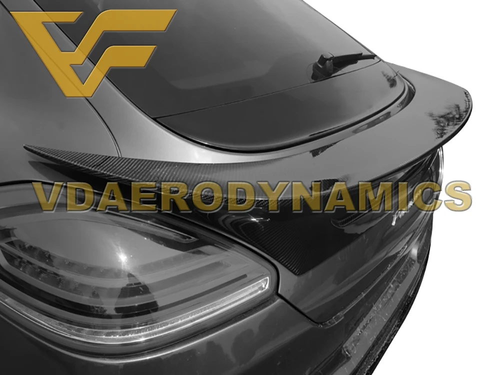 Подходит для 10-13 14-16 Porsche Panamera 970 VAD-V углеродного волокна спойлер на задний багажник, крыло-2 стиля на выбор