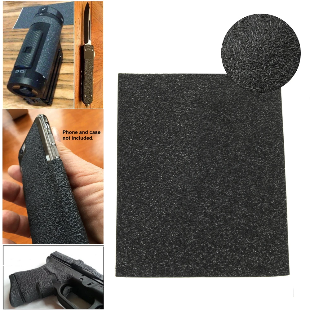1pc Grips Material Sheet Black Textured Rubber Grip Tape suitable for