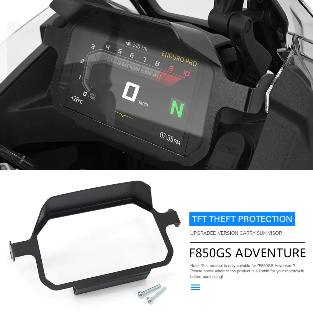 

Motorcycle TFT Screen Protection For BMW f850 F 850 GS 850GS f850gs Adventure ADV Meter Frame Theft Protector Speedometer Guard