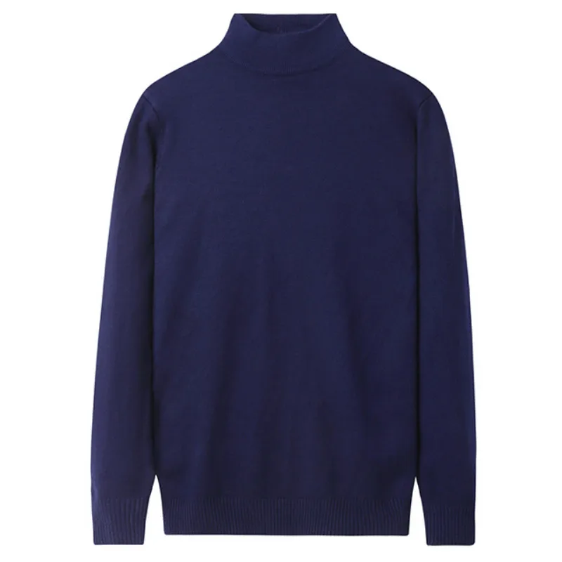 Осенний модный брендовый Повседневный свитер с круглым вырезом, приталенный вязаный мужской свитер и пуловеры, мужской пуловер