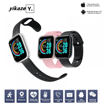 

Y68 Smart Watch Men Women Kids Smartwatch Waterproof Heart Rate Fiteness Tracker Blood Pressure Bluetooth Sports for Android IOS