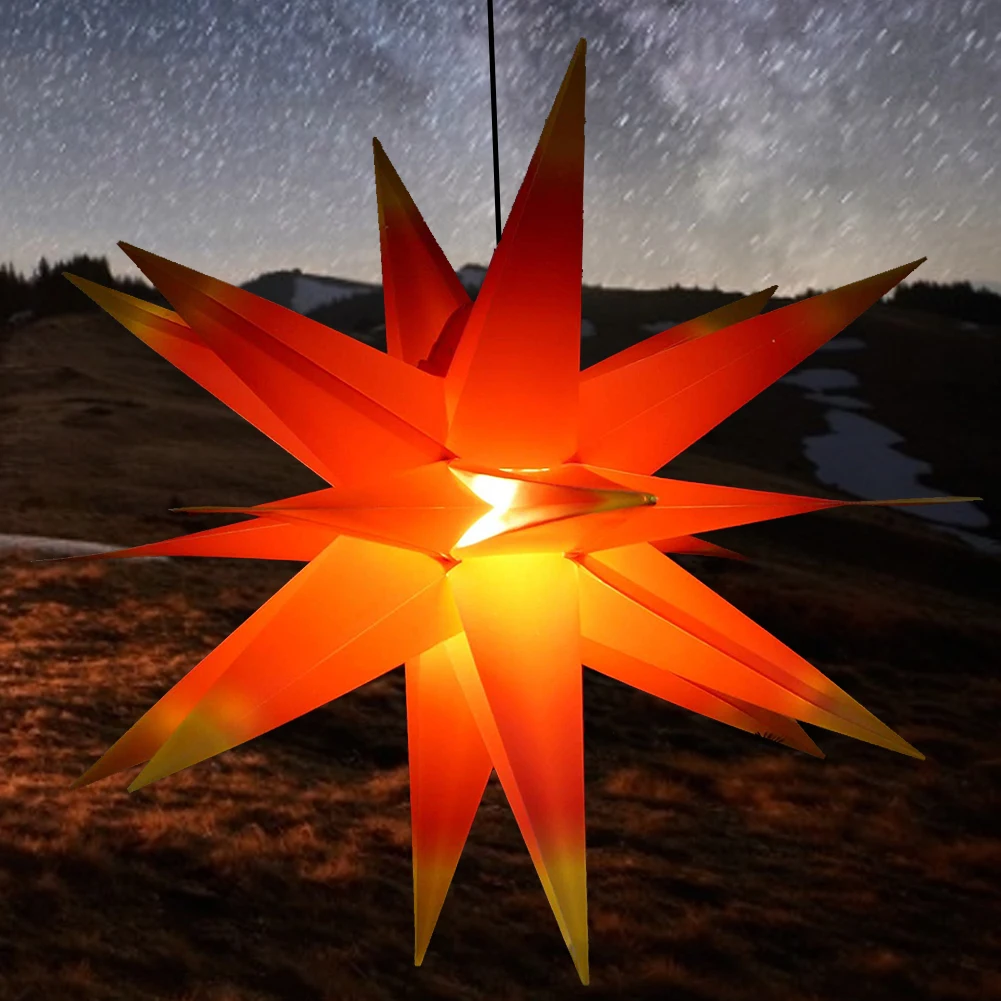 Tri-подвесная люстра цвета 18-point Star абажур бар сцена отделочных материалов модная Непромокаемая ткань макет сцены реквизит Рождественские украшения