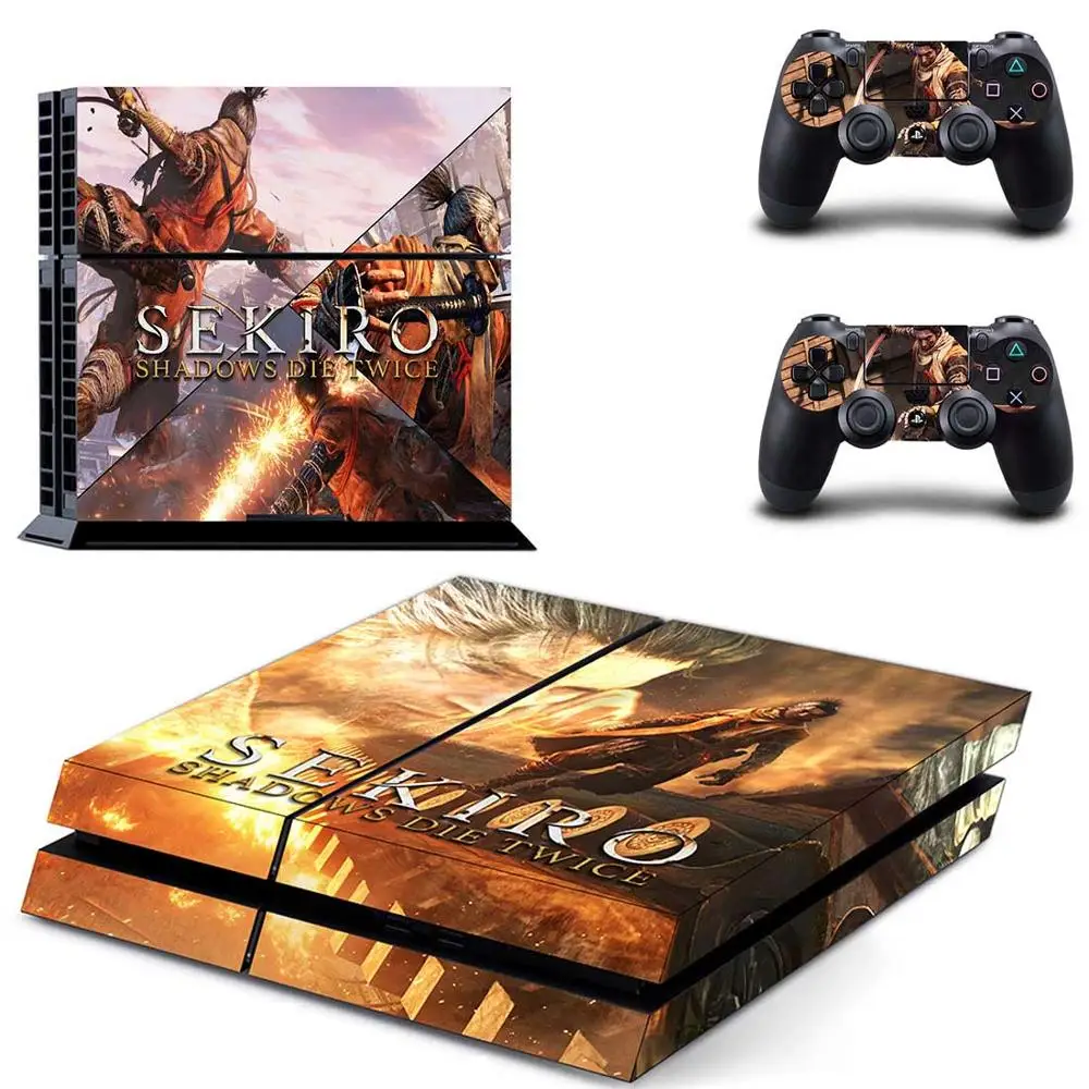 GYTM1860 SEKIRO: Shadows Die Twice наклейка s Наклейка для PS4 PS 4 наклейка игровая станция 4 Adesivo для консоли playstation 4 и 2 контроллера - Цвет: GYTM1860