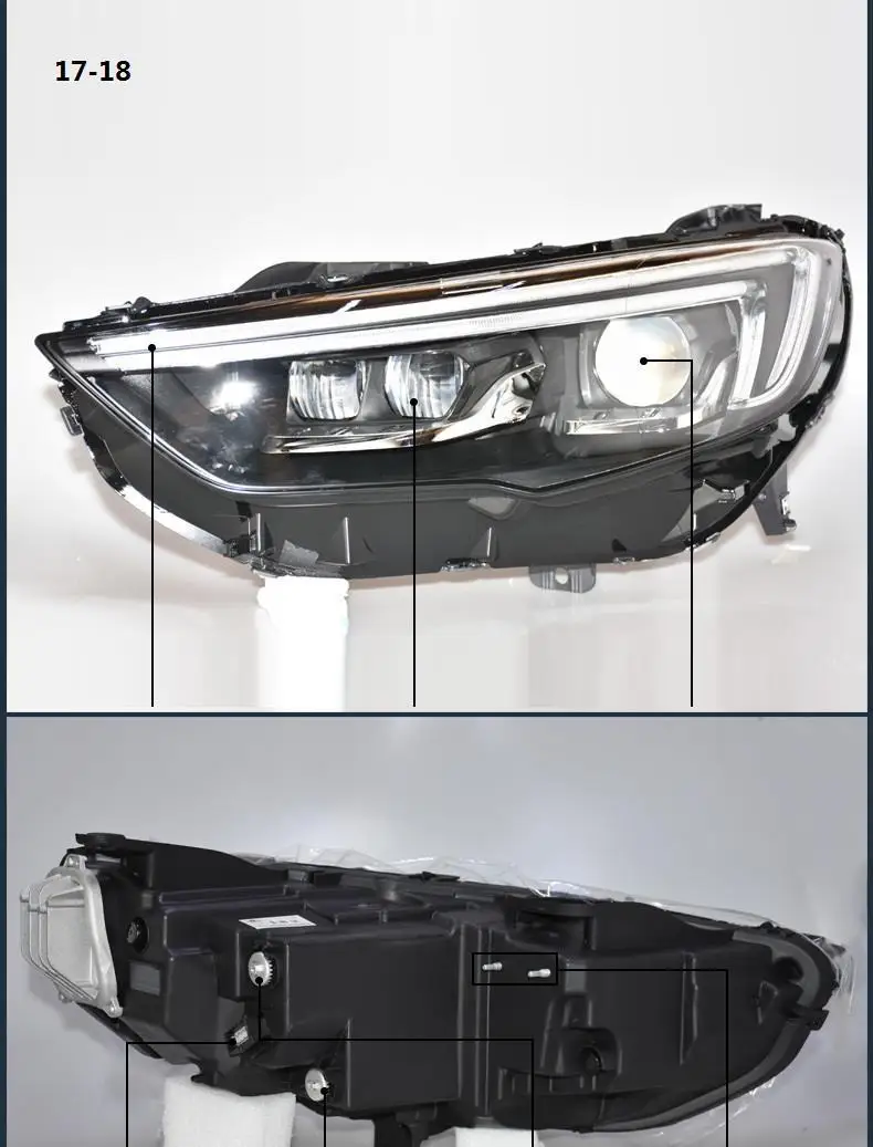 Ходовые автомобили наружные Neblineros Para авто Drl запчасти светодиодные фары передние противотуманные фары автомобиля в сборе 17 для Buick Regal