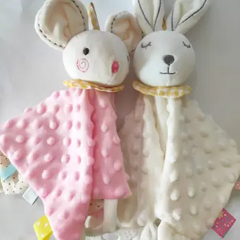 

Soft Animal Pattern Appease Towel Baby Plush Blanket Infant Comforter Doll Toy U50F