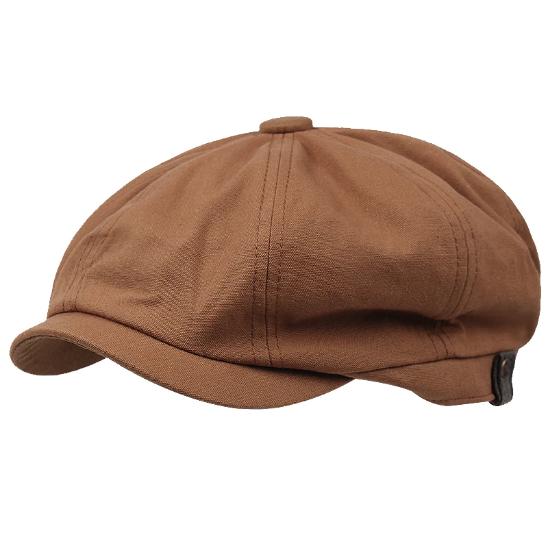 beret cotton newsboy hat retro 