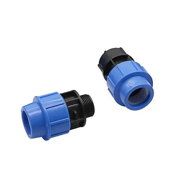 Belső Átmérő 25 Mm - 3/4 "Belső/Külső Szál Pe Egyenes Csatlakozó Kerti Öntözőrendszer Csőcsatlakozás Gyors Ízület - Image 5