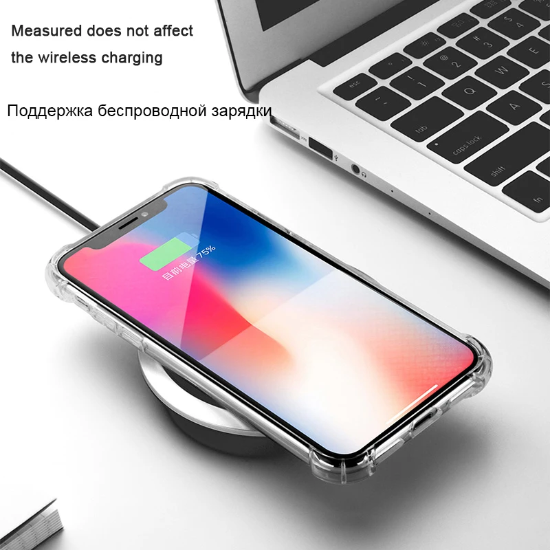 Супер противоударный мягкий силиконовый чехол для iPhone 12 11 Pro X XR XS MAX 6 S 6S 7 8 Plus 7Plus