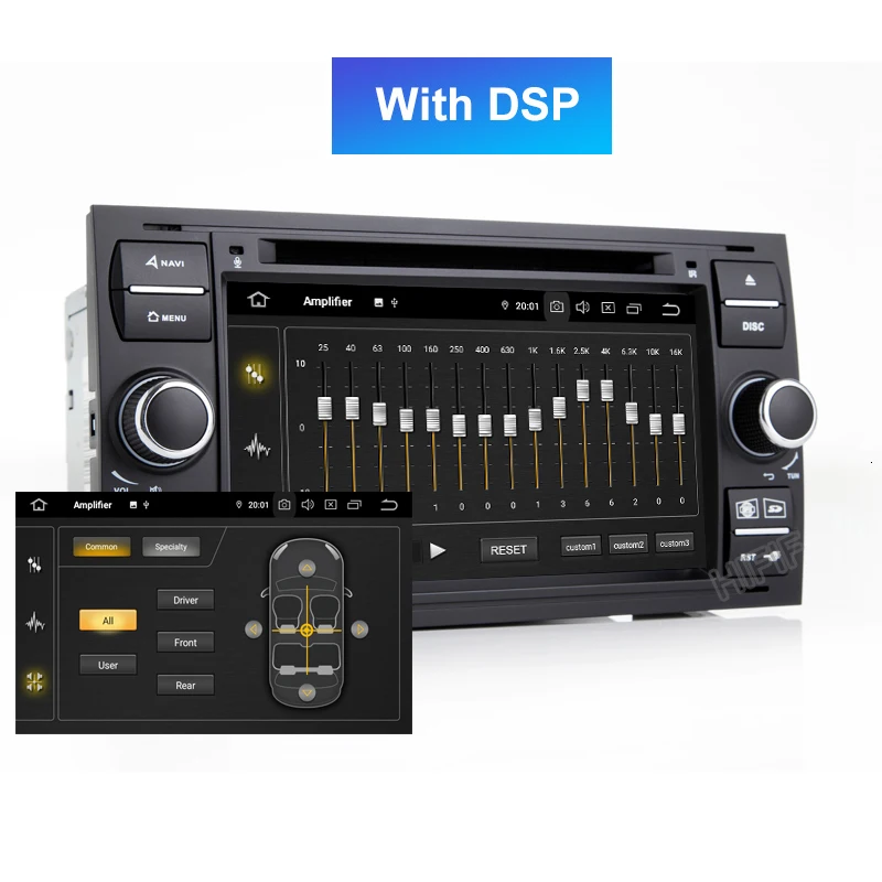 DSP " in dash 2 din Android 9,0 автомобильный dvd-плеер GPS для автомобиля, стерео OBD2 для Ford C-Max Fiesta Fusion Kuga Mondeo Фокус с радио