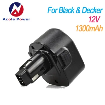 

12V 1300mAh Replacement Rechargeable Battery For Black&DeckerPS130 PS130A Power Tool Battery A9252 A-9252 A9275 A-9275 A9266 L10