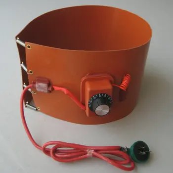 

20L /5.5 GALLON 200*860*1.5MM 240V 800W SILICON BAND METAL OIL DRUM HEATER NEW