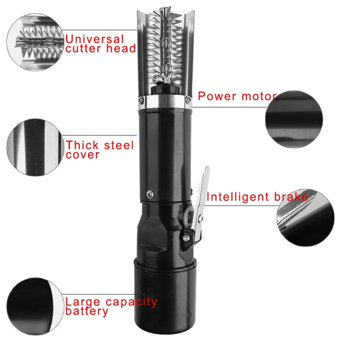 à Prova Dwaterproof Água Elétrica Peixe Scalers Removedor Portátil Rápido Pesca Mais Limpo Descaler Whshopping 13 Ferramentas de pesca