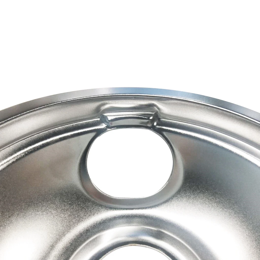 Set of 4 Replacement Drip Pans Bowl Set - 2 Large 8inch and 2 Small 6inch Drip Bowl Pans