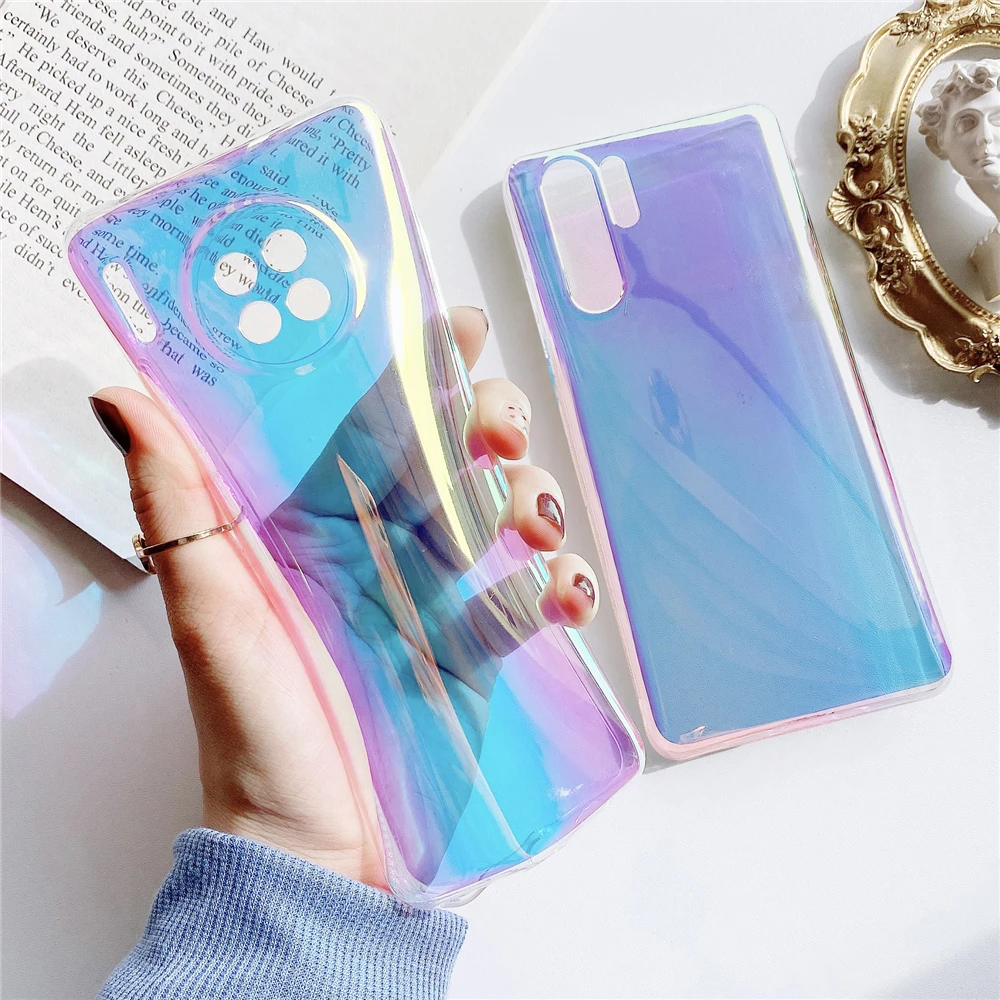 Цветной чехол Blu-Ray Jelly Роскошный для Samsung Galaxy Z Fold 2 5G flip | Мобильные телефоны и