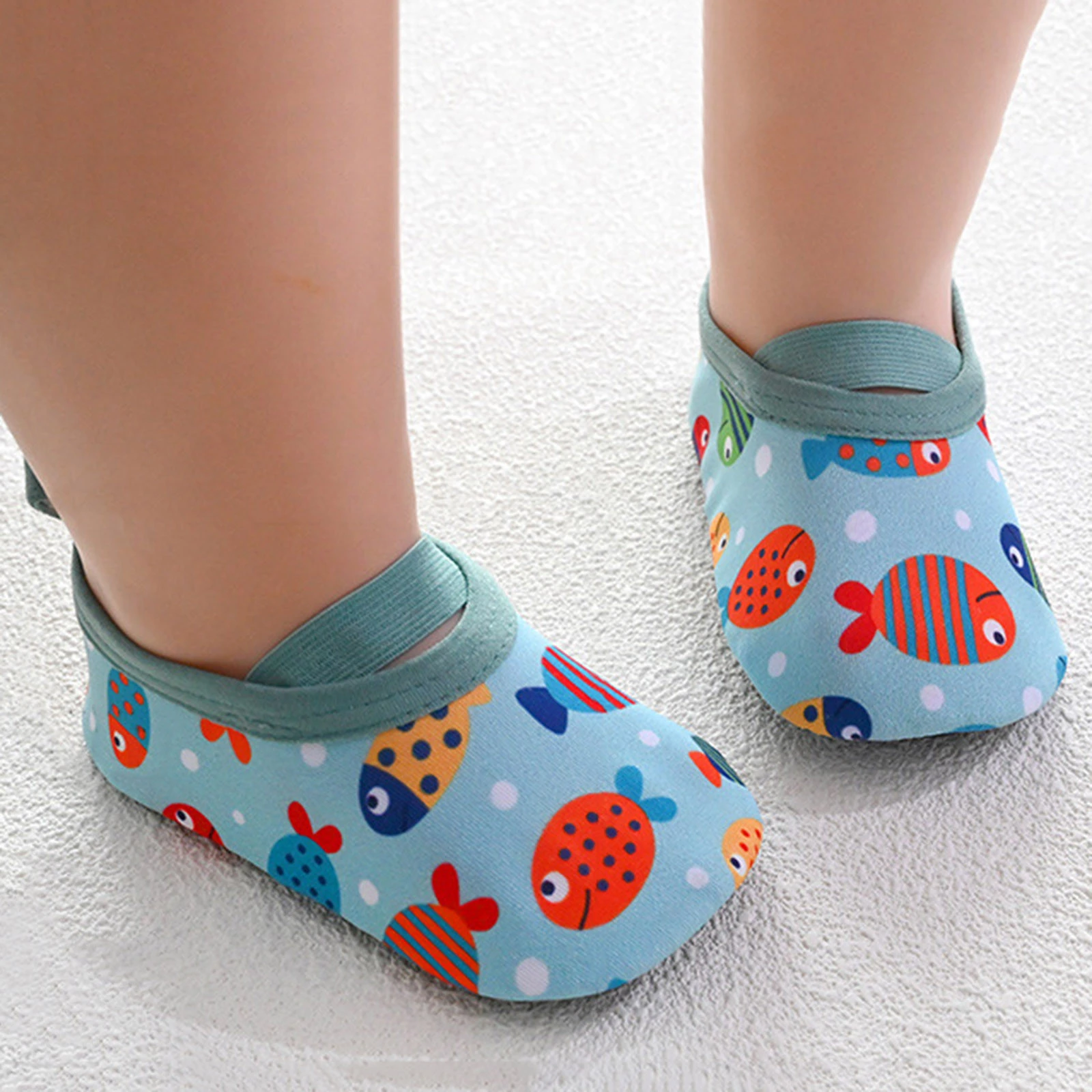 Calcetines suelo con dibujos animados para bebé, niño y niña, calcetines de agua antideslizantes, Zapatillas con suela para caminar y correr| Calcetines de los pies| - AliExpress