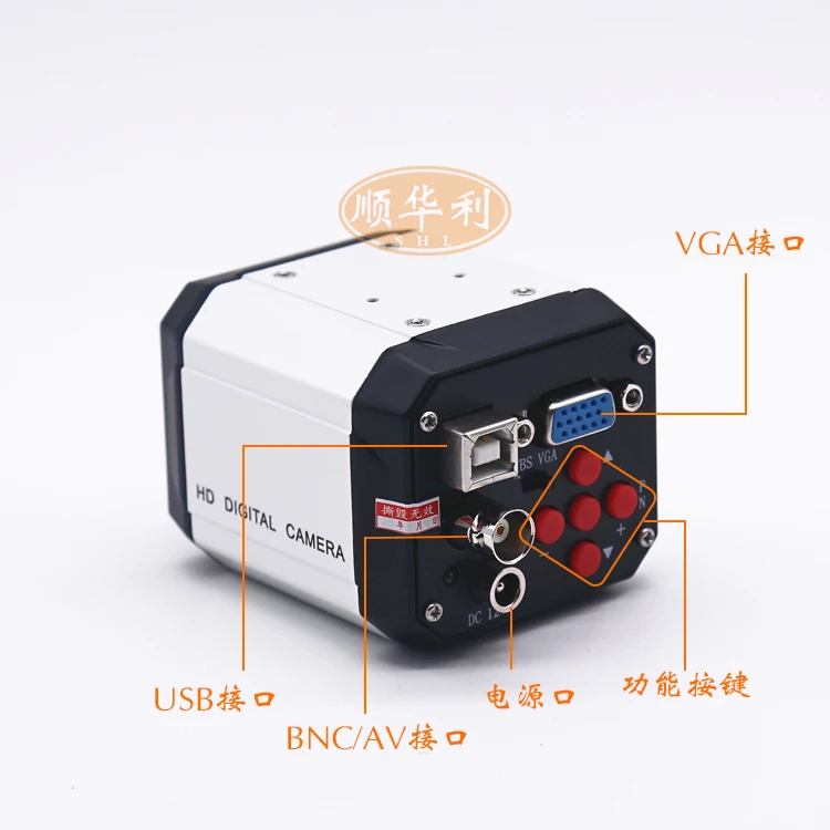 Высокое разрешение 2 мегапикселя микроскопическая Камера VGA/USB/AV Trinity Выходной интерфейс промышленный Камера