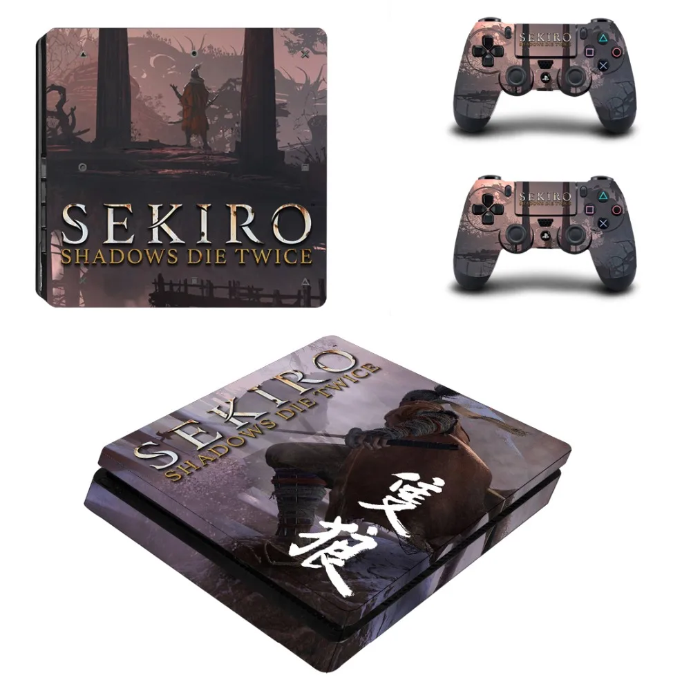 Sekiro Shadows Die Twice полное покрытие лицевые панели PS4 тонкая кожа Виниловая наклейка, стикер для sony Playstation 4 консоль и контроллер