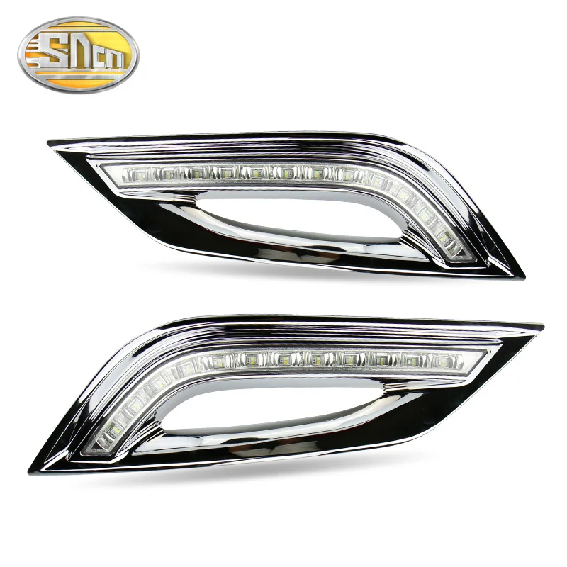 Для Hyundai Sonata YF 2011 2012 2013 2014 отложным воротником желтый сигнал Функция 12V
