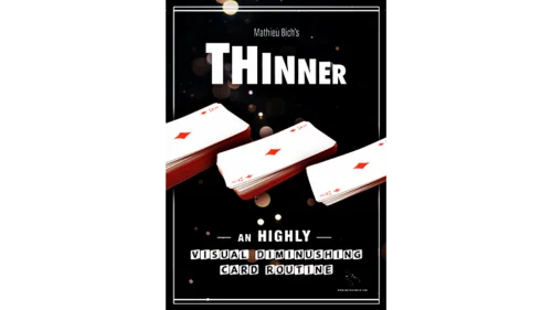 Тоньше(Gimmick и онлайн инструкция) от Mathieu Bich карты трюки визуальные волшебные карты реквизит Волшебные деки иллюзии