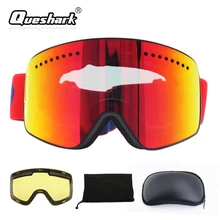 Новинка, магнитные сферические лыжные очки для мужчин и женщин, ветрозащитные очки для альпинизма, пешего туризма, противотуманные очки для катания на лыжах и сноуборде