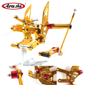 

Arashi CNC Adjustable Footrest Foot Pegs For YAMAHA YZF R6 2006-2016 YZF-R6 2007 2008 2009 2010 2011 2012 2013 2014 2015 Gold