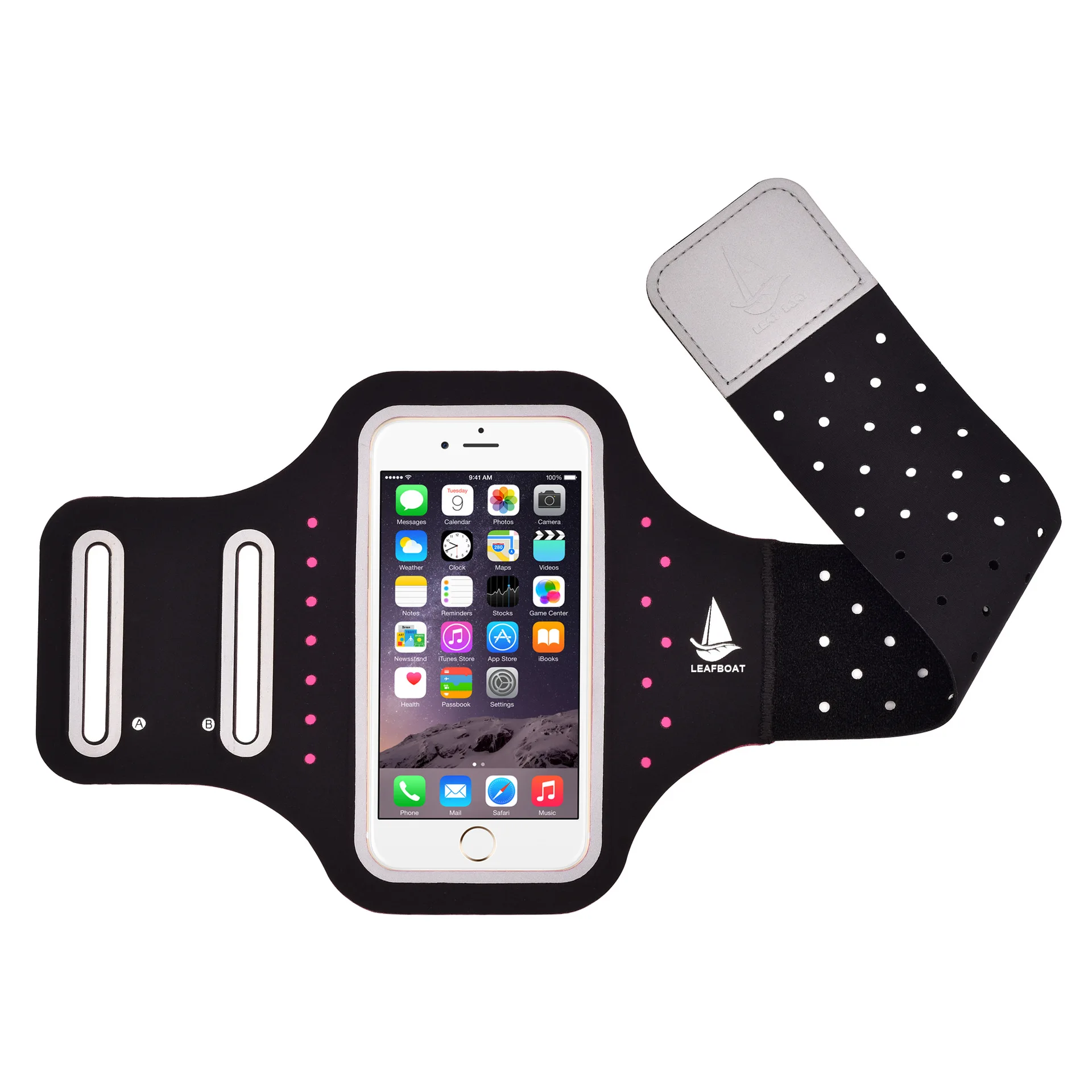 

Elasticity Armband Heat Dissipation Breathable Men And Women Outdoor Mobile Phone Armstrap Apple plus Touch Screen Armband