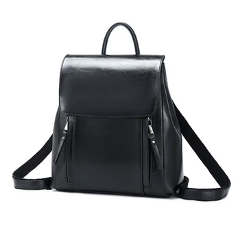 

Fashion Women Backpack High Quality genuine Leather Backpacks for Teenage Girls Female School Shoulder Bag Rucksack mochila