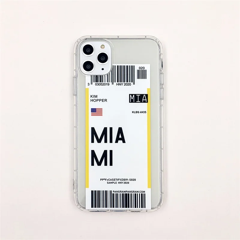 16 Ins/модные флаг наклеек со штрих-кодом чехол для телефона для iphone Xs MAX XR X 6 7 8 плюс размер 11 11Pro 11Pro MAX чехлов из термопластичного полиуретана(TPU) Задняя крышка Fundas - Цвет: 16