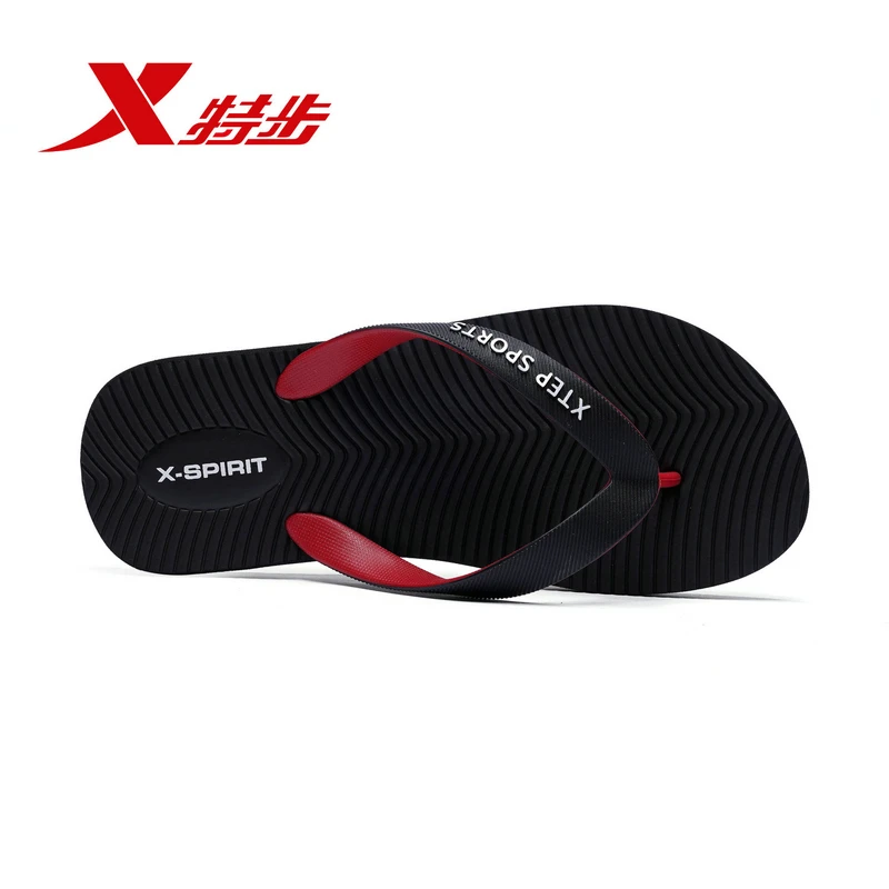 

Xtep men sports slippers men 2019 summer new flip-flops men's authentic official sandals men's shoes beach shoes 882239809018