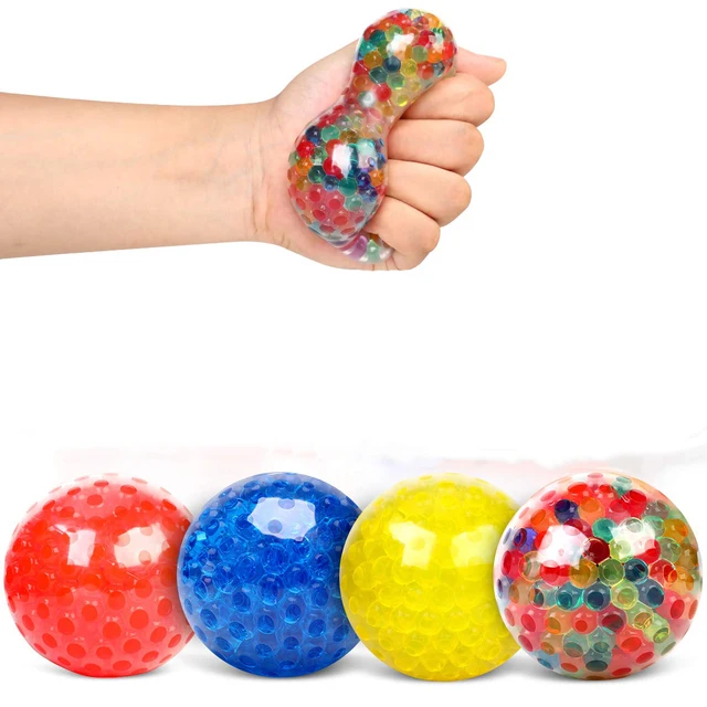 Stress Relief Squeezing Balls for Kids and Adults Premium Anti-Stress Squishy Balls with Water Beads  Alleviate Tension Toys 1