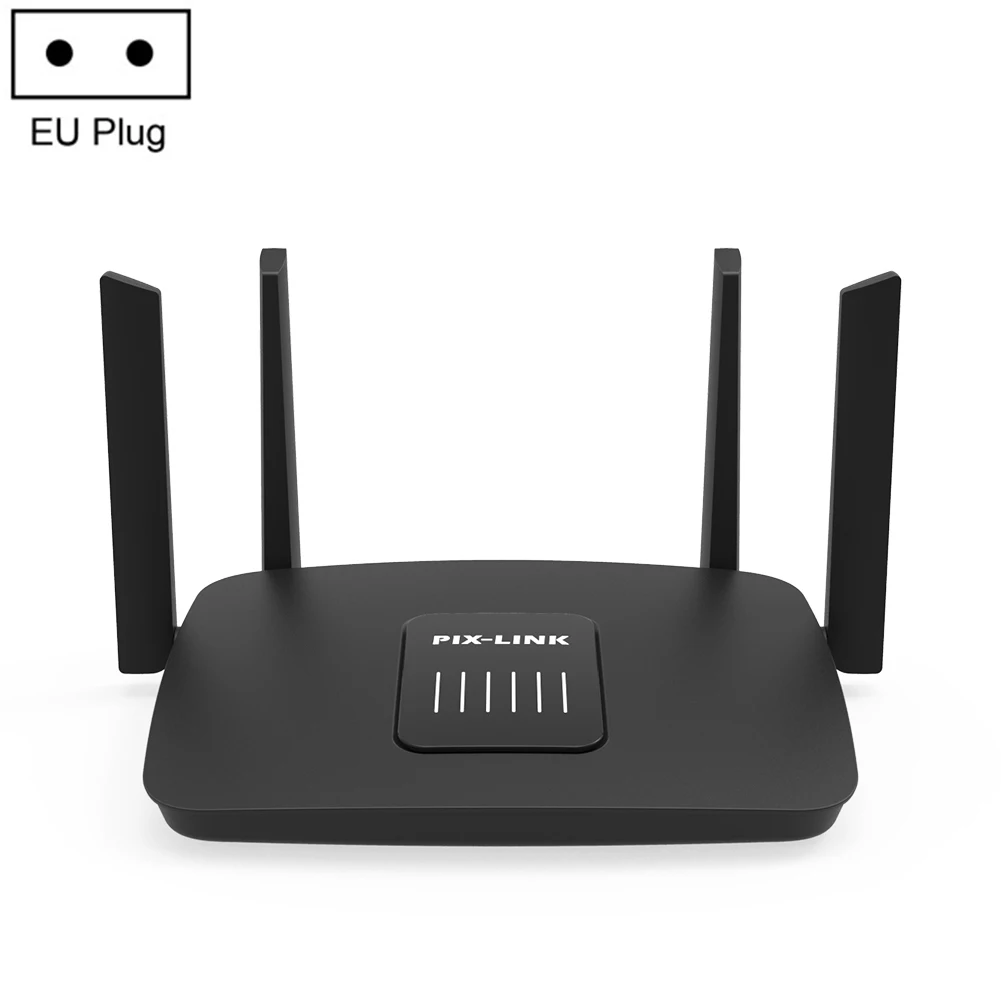 EU Plug Гигабитный Wifi роутер 1200 Мбит/с Wifi повторитель двухдиапазонный 2,4G/5G 1 WAN+ 3 LAN гигабитные порты 4*6 dbi антенна усиления WiFi усилитель - Цвет: EU Plug