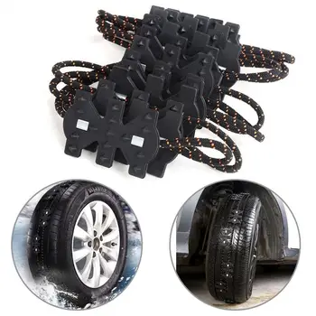 

Universal Black Winter Wheel Tyre Emergency Anti Skid Chain for Car Off-road Vehicle SUV Non-slip safety driving Car Accessorie