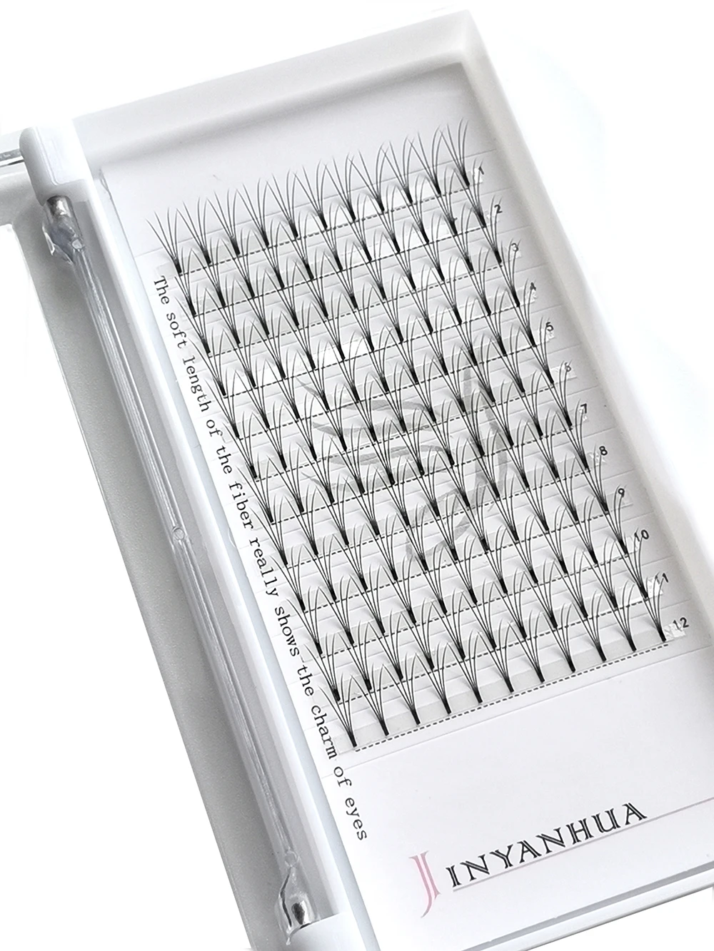 JINYANHUA 2d 3d Soft Natural Mink Eyelashes 3/12row Handmade Premade Volume Fans Eyelash Extension Maquillage Femme False Lashes JINYANHUA 2d 3d Soft Natural Mink Eyelashes 3/12row Handmade Premade Volume Fans Eyelash Extension Maquillage Femme False Lashes