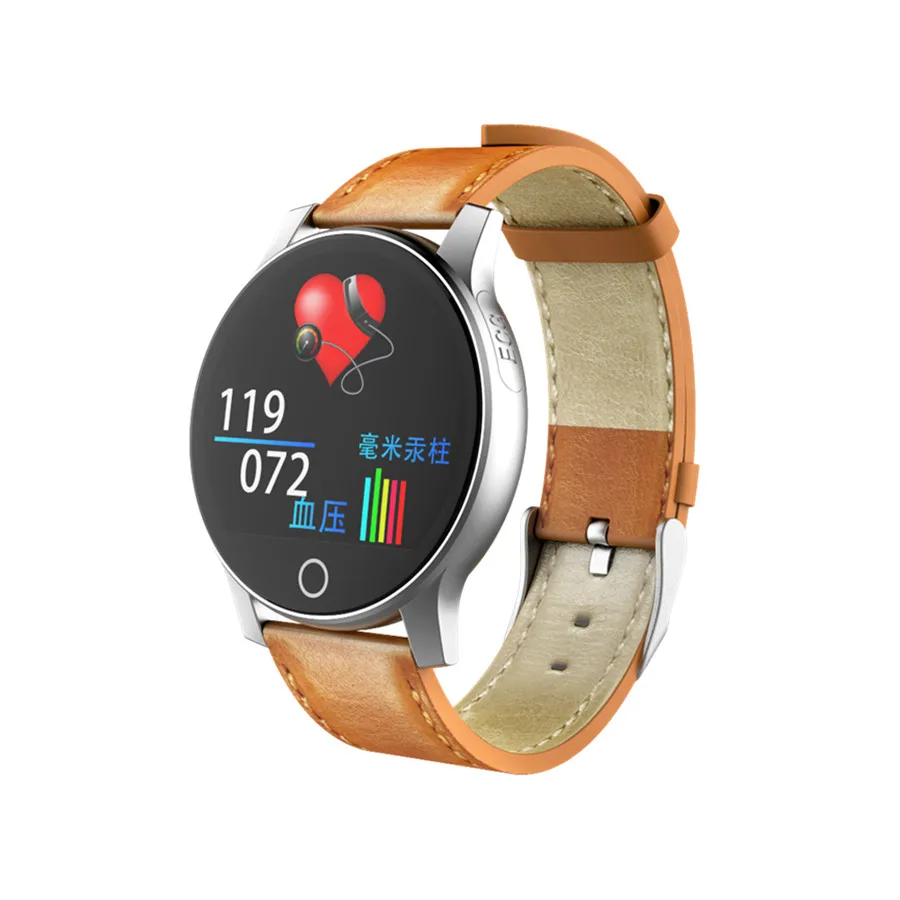 gold silver Accalia R2plus пульсометр ECG+ PPG монитор артериального давления Смарт фитнес-браслет длительность ожидания Смарт часы - Цвет: gold silver