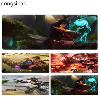 

For LOL Ahri Large Mouse pad PC Computer mat Size for 300x800x2mm and 300x900x2mm large Mousepad speed gaming design