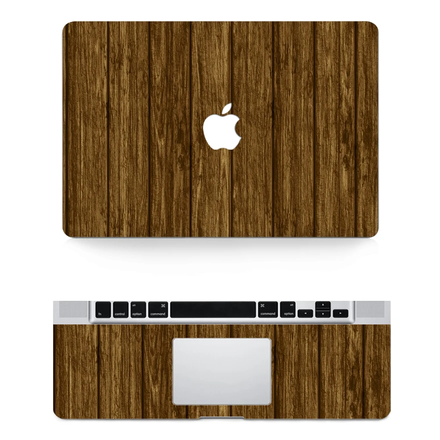 Виниловая наклейка с деревянной текстурой, чехол для ноутбука Apple Macbook Pro Air Mac 1" 13" 15 дюймов/Unibody 13 дюймов для ноутбука - Цвет: 17