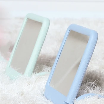 

2Pcs Anti-Fog Wall-Mounted Shower Mirror Bathroom with Storage Hook Bracket Easy to Use