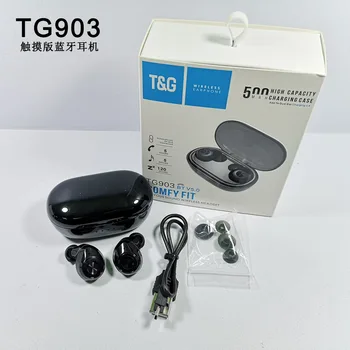 

TG 903 TWS BT V5.0 Touch Earphone Wireless Earbud Headphone Waterproof With Mic Charging Box Sport Headset For Smart Phone