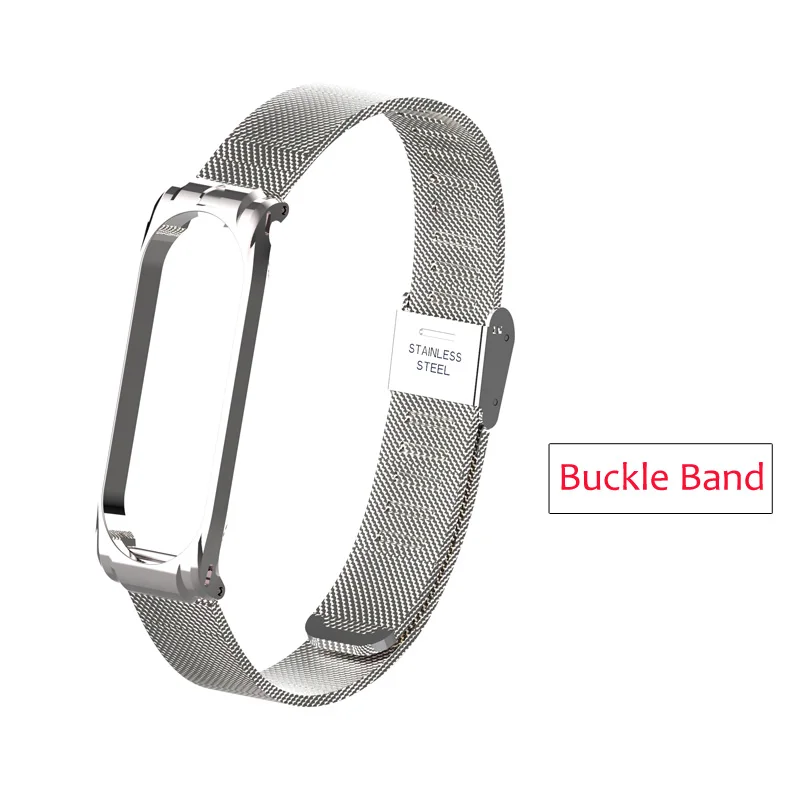 style 3 silver Металлический браслет из нержавеющей стали для Xiaomi mi, ремешок 4 mi Band 4, ремешок на запястье, браслет для mi band 3 mi Band 3, аксессуары для ремня - Цвет: style 3 silver