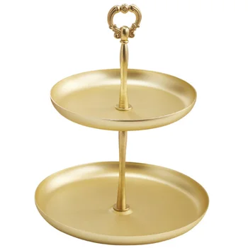 

Double-Layer Tray Jewelry Decorative Receipt Box Dressing Table Necklace Ring Earrings Tray