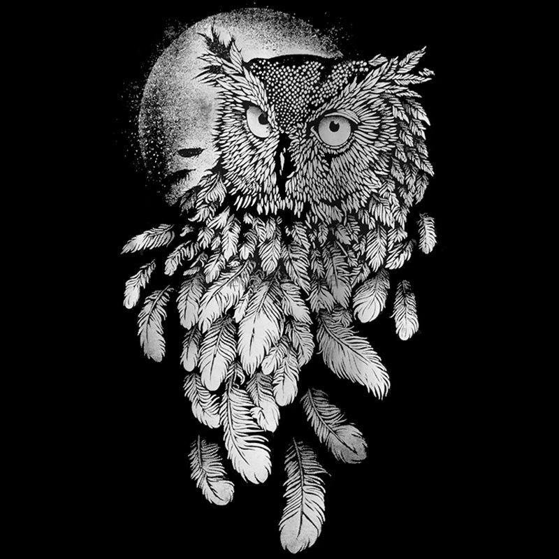 2019 Summer Fashion Hot Owl Graphic Design Art Full Moon Mens T Shirt Woods Nature Bird Banksy Tee S Xxl Tee Shirt Aliexpress